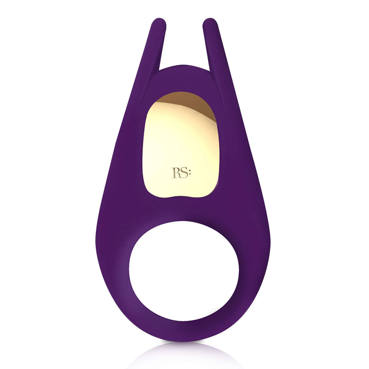 Rianne S Pussy & The Knight Couple Ring in purple, designed for customizable couple experiences.