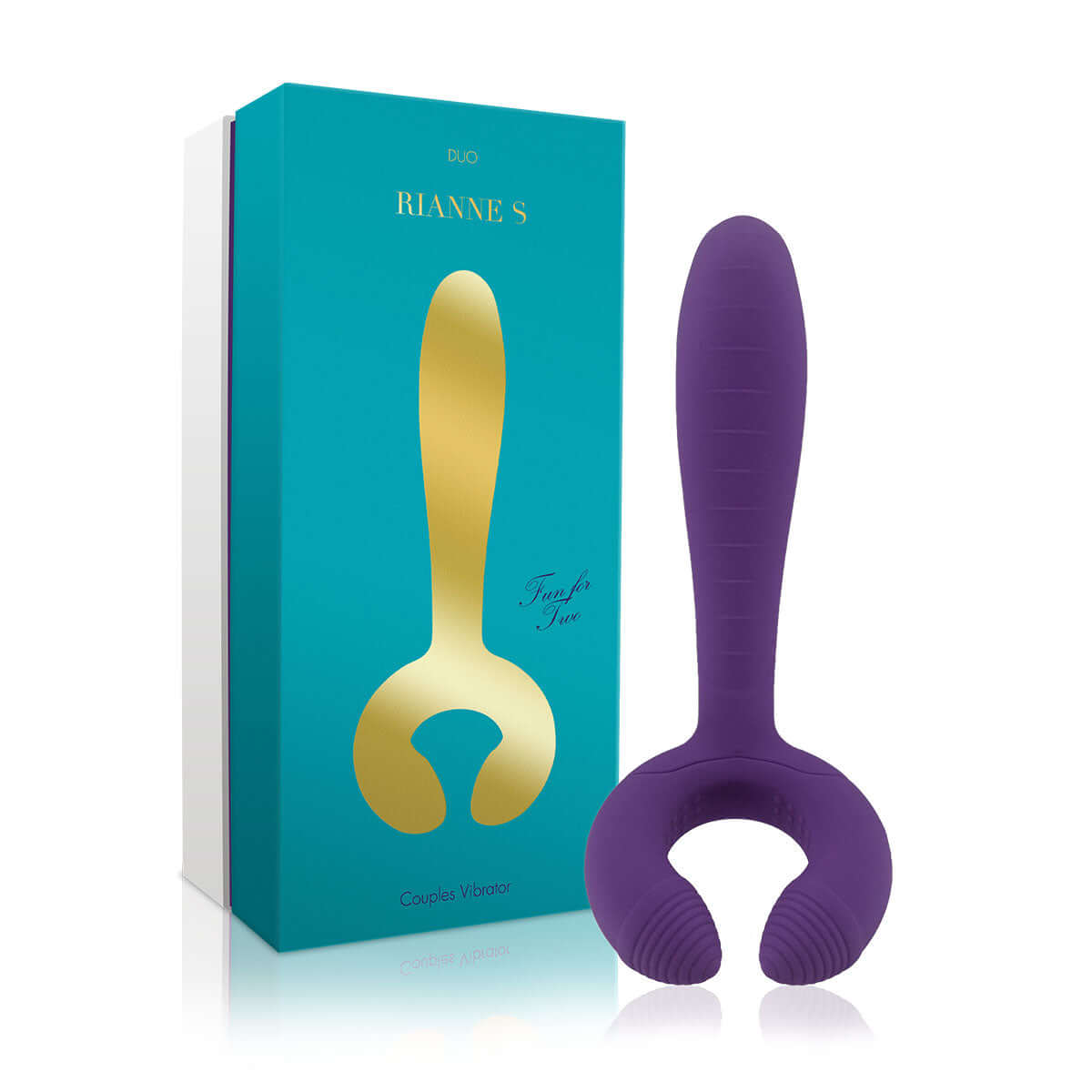 Rianne S Duo Couples Vibrator Deep Purple