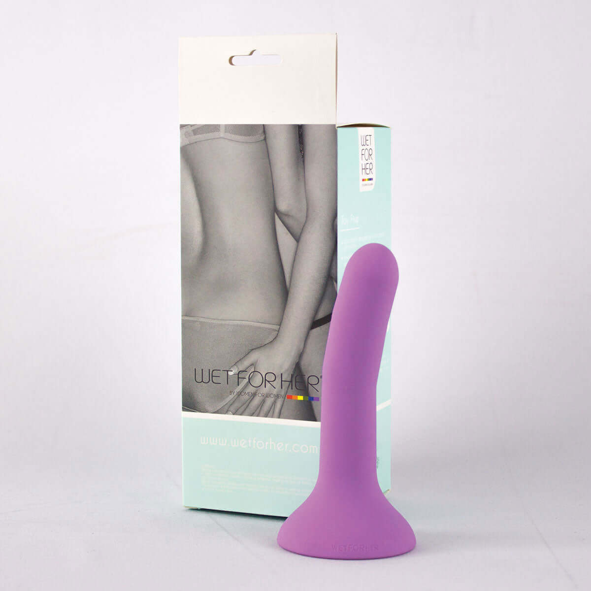 Wet For Her FIVE Small 5.1 inches Dildo Purple