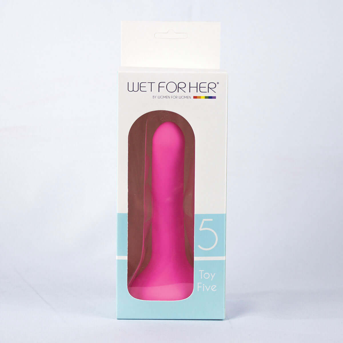 Wet For Her FIVE Small 5.1 inches Dildo Pink