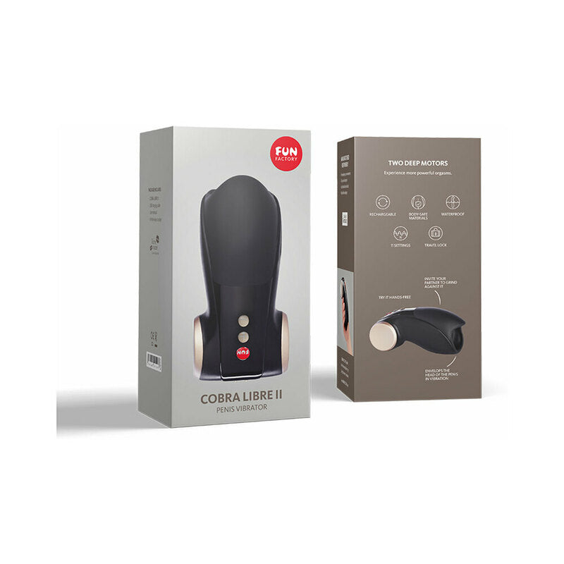 Fun Factory Cobra Libre 2 Penis Vibrator Black