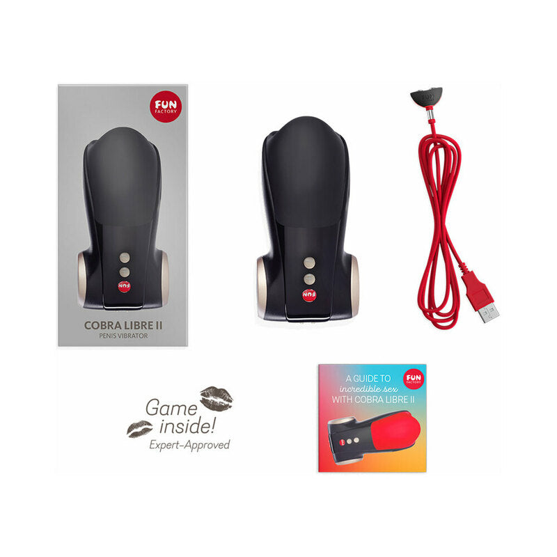 Fun Factory Cobra Libre 2 Penis Vibrator Black