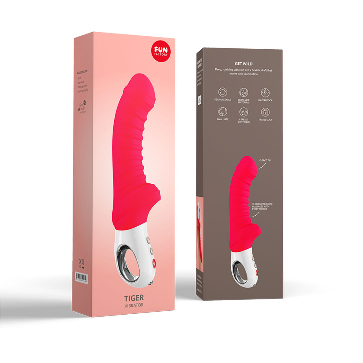 Fun Factory Tiger Vibrator India Red