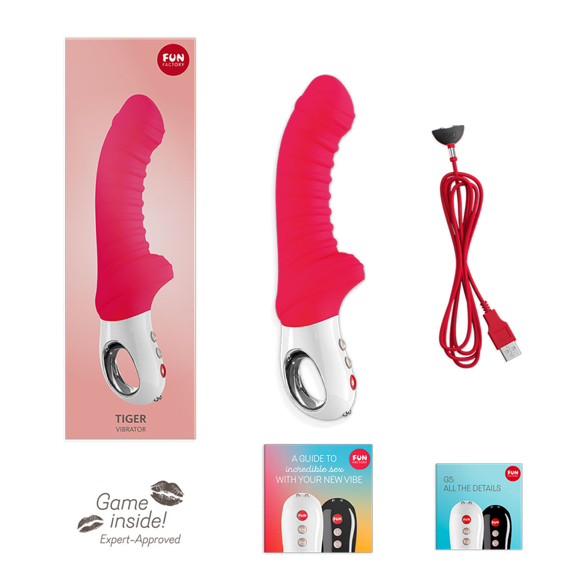 Fun Factory Tiger Vibrator India Red