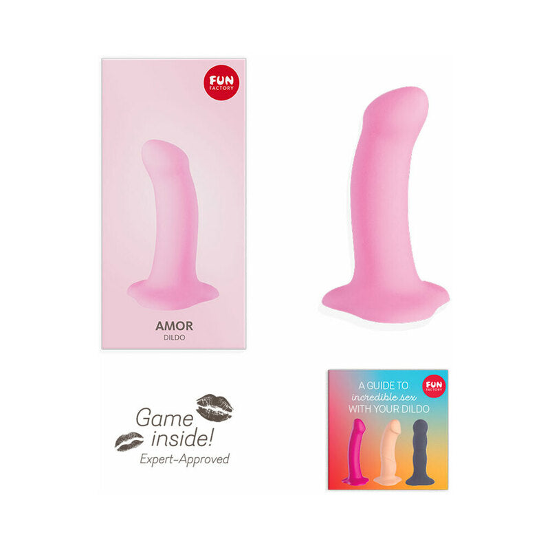 Fun Factory Amor 5.3 inches Dildo Candy Rose