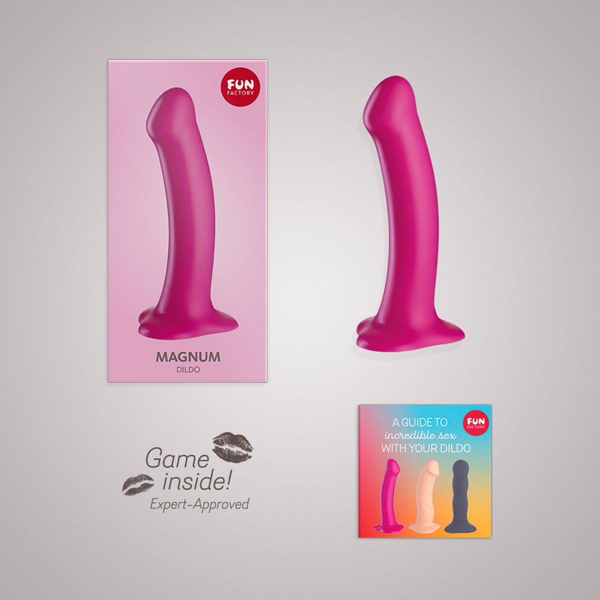 Fun Factory Magnum 7.5 inches Dildo Berry