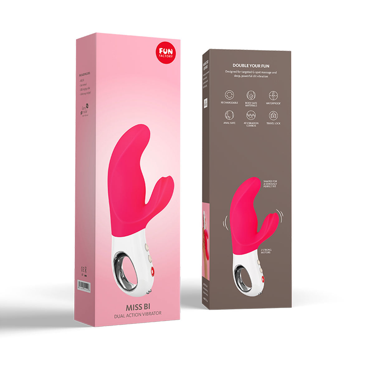 Fun Factory Miss Bi Dual Action Vibrator Pink