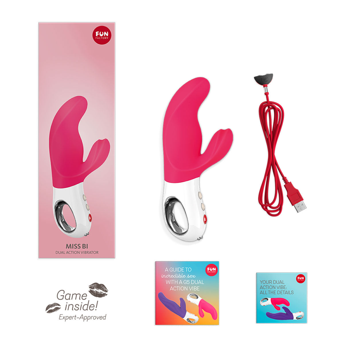 Fun Factory Miss Bi Dual Action Vibrator Pink