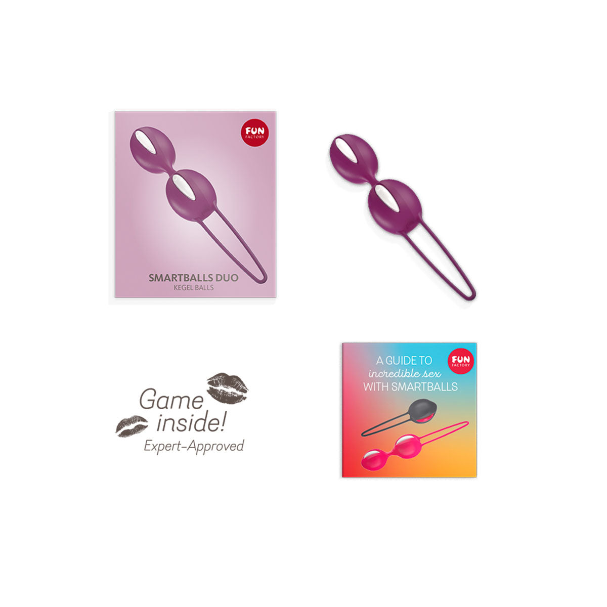 Fun Factory SmartBalls Duo Kegel Balls Grape