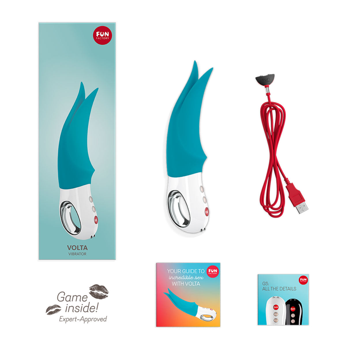 Fun Factory Volta Vibrator Petrol Blue