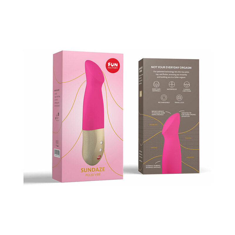 Fun Factory Sundaze Pulse Vibe Fuchsia Pink