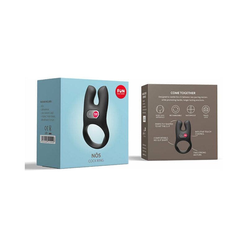 Fun Factory NOS Vibrating Cock Ring Black