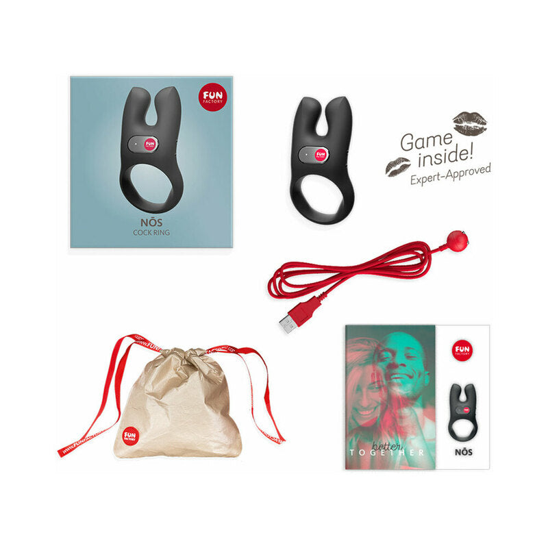 Fun Factory NOS Vibrating Cock Ring Black