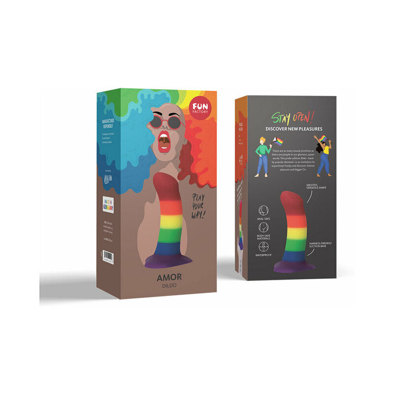 Fun Factory Amor 5 inches Dildo Rainbow