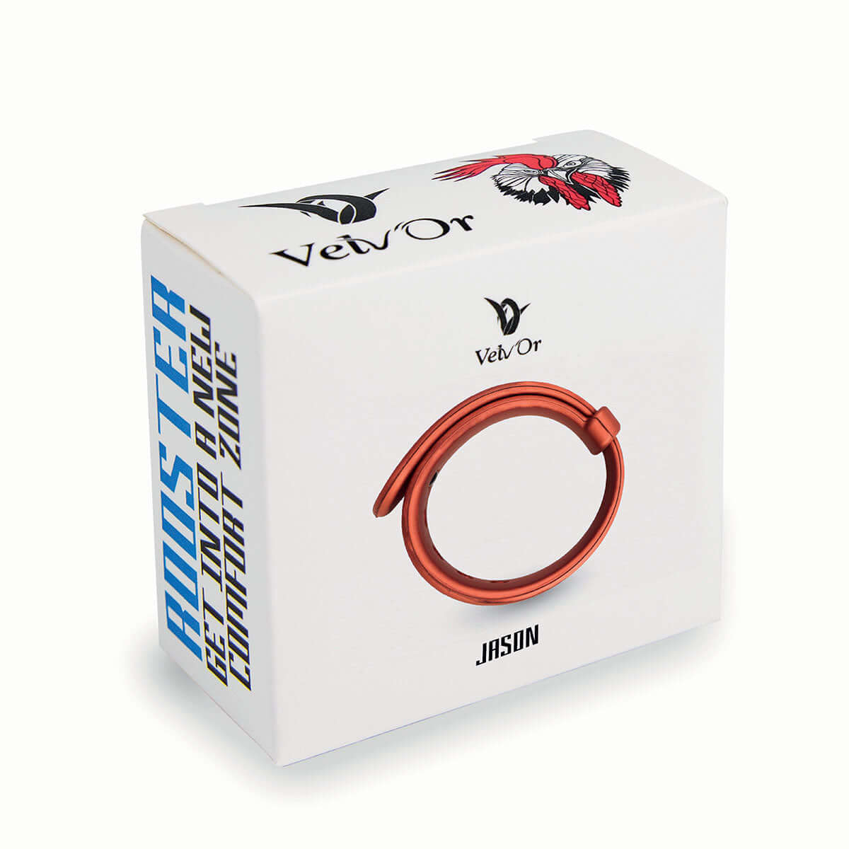 Velv'Or Rooster Jason Adjustable Cock Strap Red