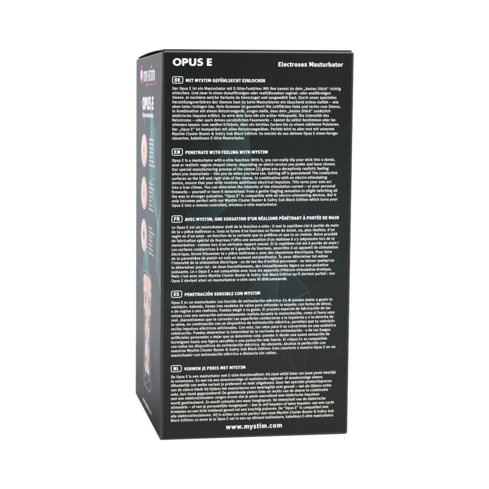 Mystim Opus E-stim Masturbator