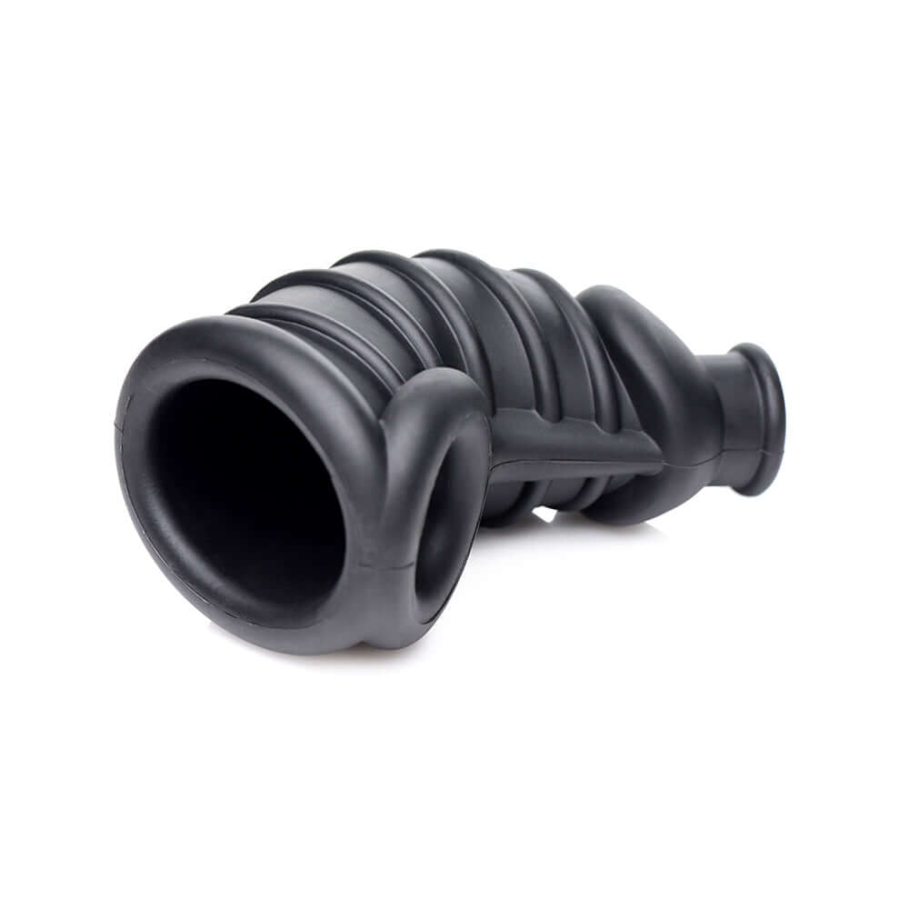 Master Series Dark Chamber Silicone Chastity Cage