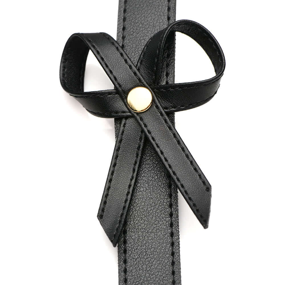 STRICT Bondage Harness with Bows Black XL-2XL