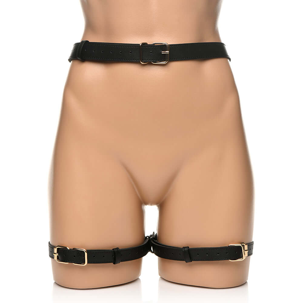 STRICT Bondage Harness with Bows Black XL-2XL