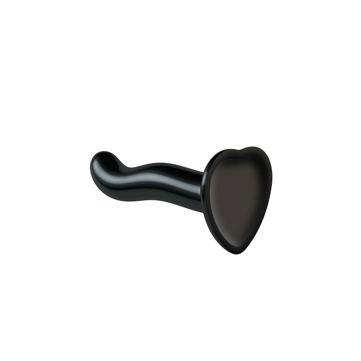 Strap-on-me P & G-spot Dildo Black Small featuring ergonomic design and 100% body-safe vinyl silicone