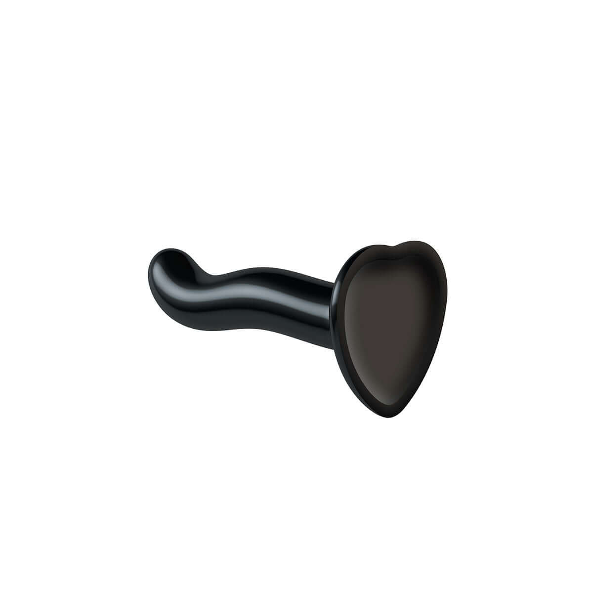 Strap-on-me P & G-spot Dildo Black Small featuring ergonomic design and 100% body-safe vinyl silicone