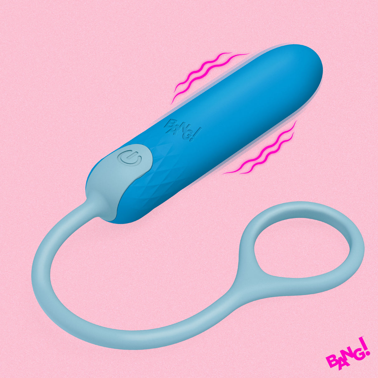Bang Silicone Bullet with Cord Blue - Image 2