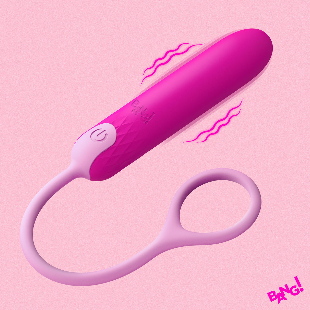 Bang Silicone Bullet with Cord Pink - Image 2
