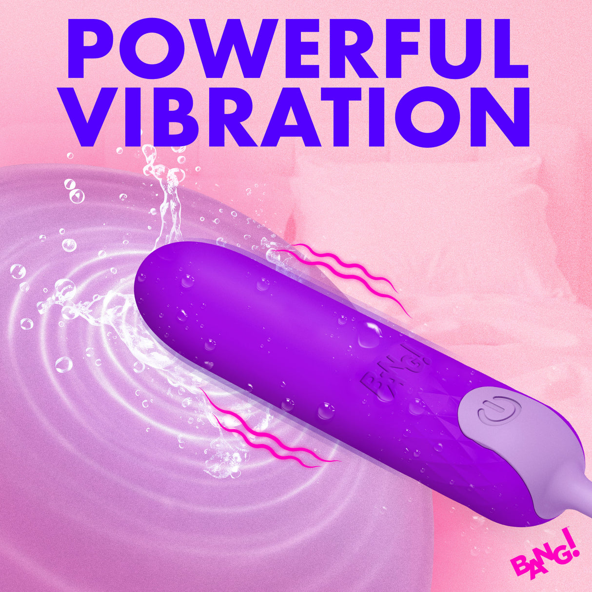 Bang Silicone Bullet with Cord Purple - Image 4