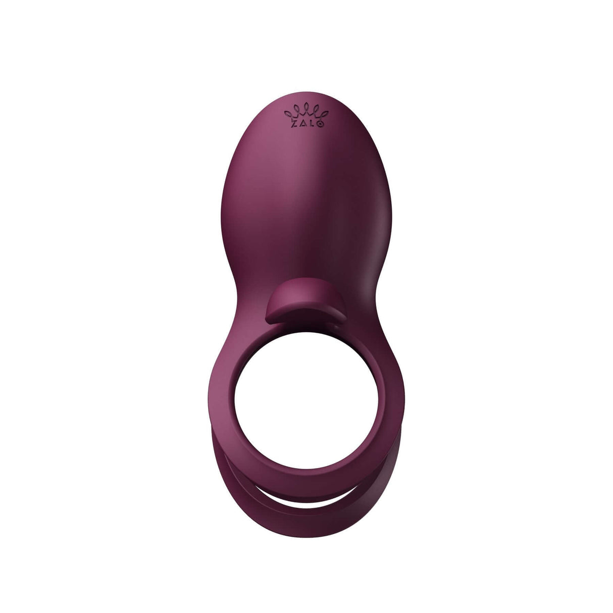 ZALO Bayek Vibrating Couples Ring in Velvet Purple with USB Rechargeable Battery and Remote Control