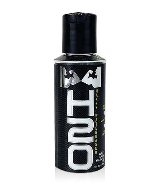 Elbow Grease H2O MAXXX Water Based Lubricant 2.4 oz bottle image on a white background.