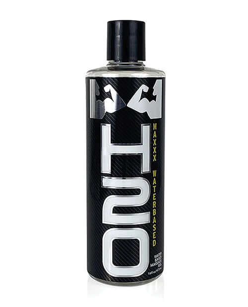 Elbow Grease H2O MAXXX Water Based Lubricant 16 Oz bottle with sleek design and clear label.