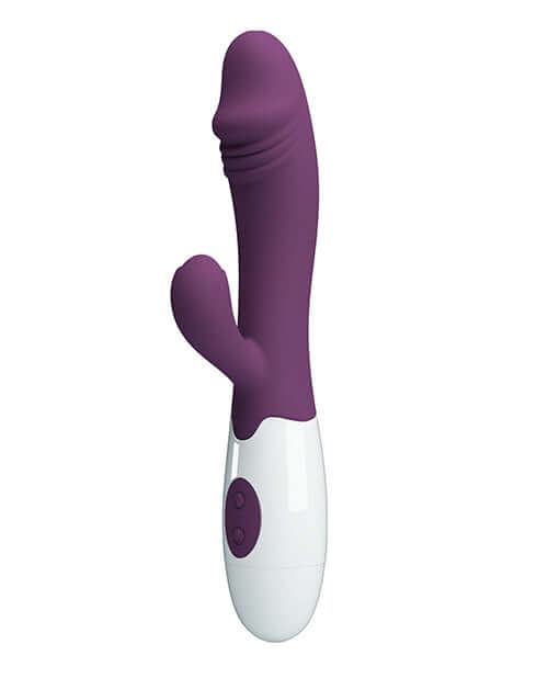 Pretty Love Snappy Rabbit Purple dual stimulator with G-spot and clitoral stimulation features.