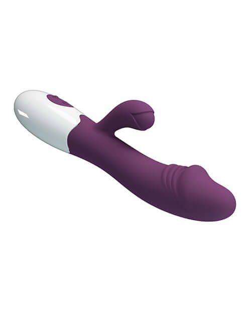 Pretty Love Snappy Rabbit Purple, a dual stimulator with G-spot and clitoral features, in a sleek purple design.