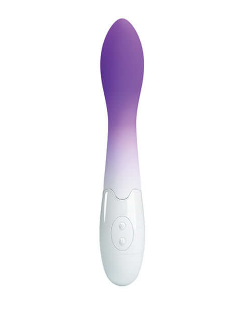Pretty Love Bishop Vibrator Purple Ombre, a G-spot vibrator in gradient purple, designed for intense pleasure.