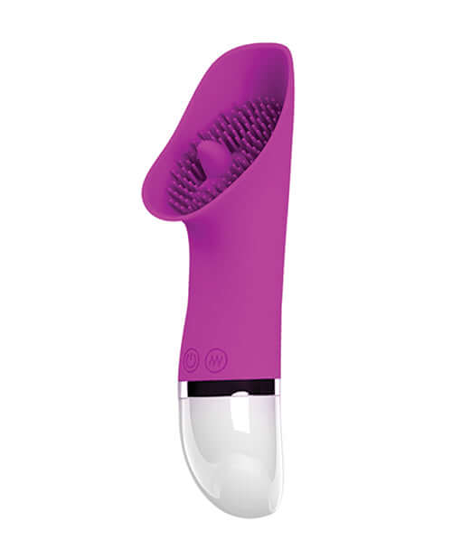 Pretty Love Rudolf Licker 30 Functions Vibrator Fuchsia in vibrant pink color with textured head for targeted stimulation.