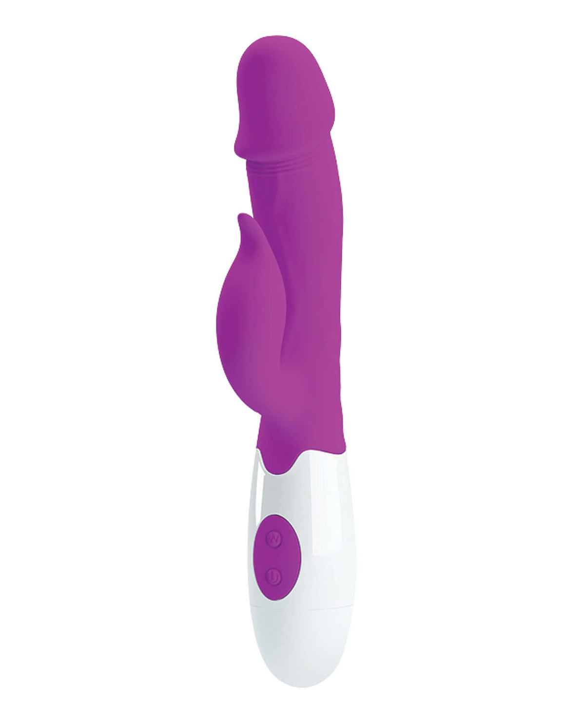 Pretty Love Peter 30 Function Rabbit Fuchsia, dual motors, soft design, 30 vibration modes, perfect for arousal.