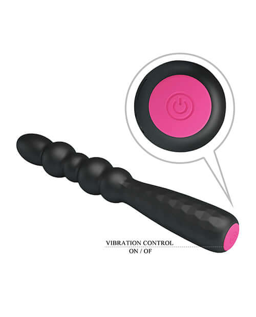 Pretty Love Mr Play Vibrating Anal Plug with multi-function control and unique shape detailing.