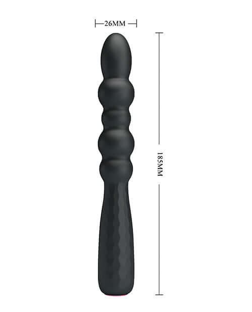 Image of Pretty Love Mr Play Vibrating Anal Plug showing its unique shape and dimensions, perfect for intimate pleasure.