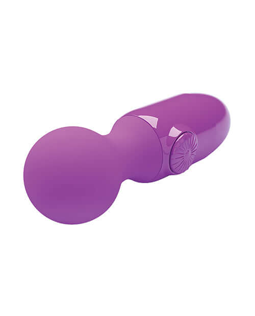 Pretty Love Little Cute Mini Stick Massager Purple, compact design with a round head, ideal for pleasurable experiences.