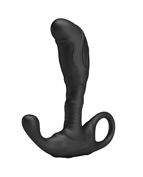 Pretty Love Prostate Massager Andrew with a bulbous head and retrieval tail for easy use.