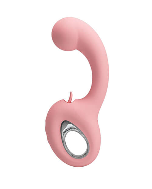 Pretty Love Extreme Series Powerful Vibration Erynnyes dual-stimulation rabbit vibrator in pink color.