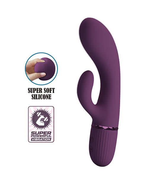 Pretty Love Extreme Series Powerful Vibration Marski dual-stimulation rabbit vibrator with 10 vibration modes.