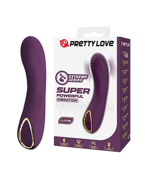 Pretty Love Extreme Series Powerful Vibration Lloyde vibrator with sleek design and packaging.