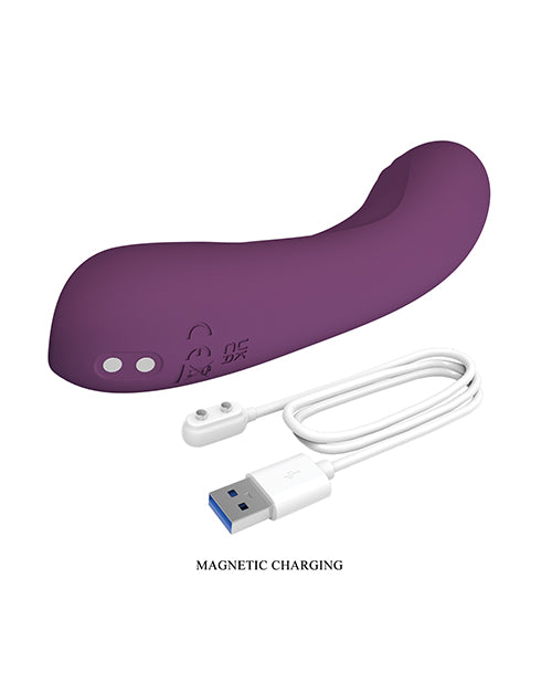 Pretty Love Extreme Series Powerful Vibration Lloyde with magnetic charging cable, ergonomic design, and silicone material.