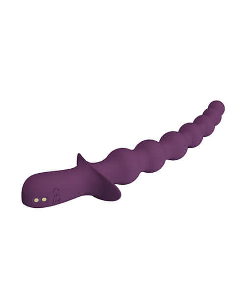 Pretty Love Extreme Series Powerful Vibration Rigdon in vibrant purple, designed for targeted anal stimulation.