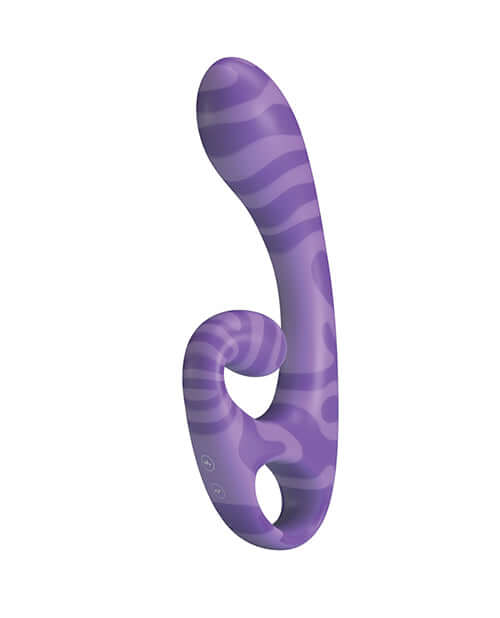 Pretty Love Sumner Rabbit Vibrator Purple in a soft purple design with an ergonomic curved shape.