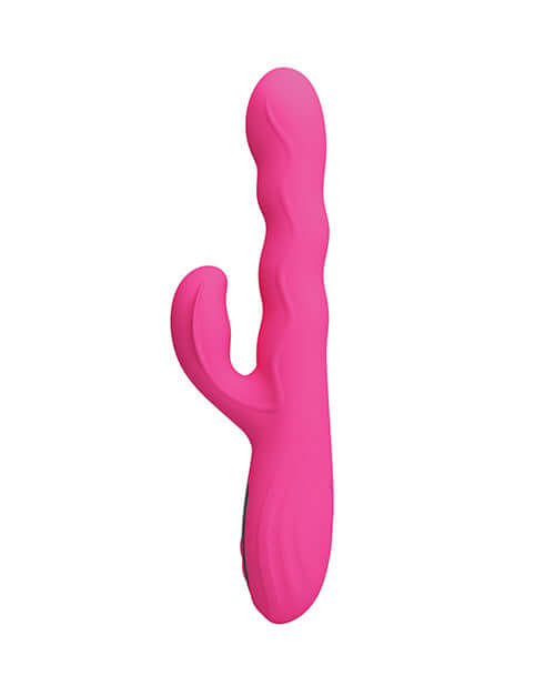 Pretty Love Winters Squiggle Vibrator Pink with advanced design and unique waving settings for enhanced pleasure.
