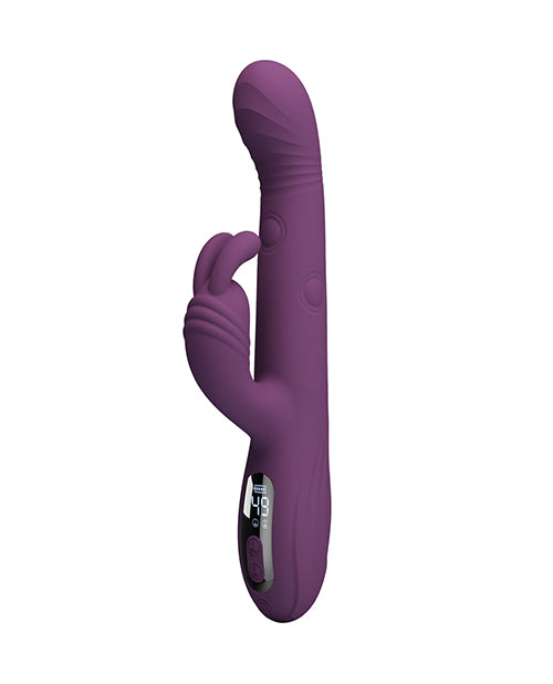 Pretty Love Dee Thumping Rabbit Purple personal massager with ergonomic design and purple color.