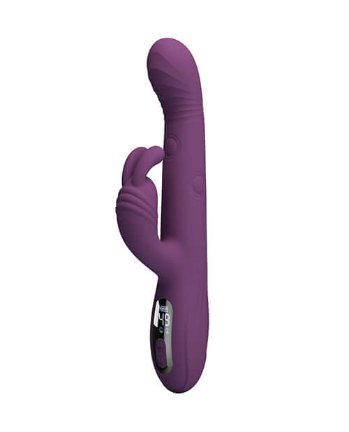 Pretty Love Dee Thumping Rabbit Purple personal massager with ergonomic design and purple color.