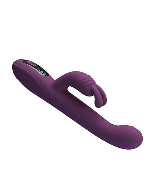 Pretty Love Dee Thumping Rabbit Purple personal massager with ergonomic design and sleek purple color.